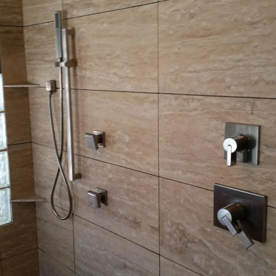 Shower fixture installation for Frozen Pipe Repair in Geneva